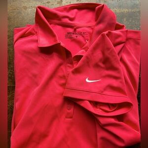 Coral Nike Golf Polo